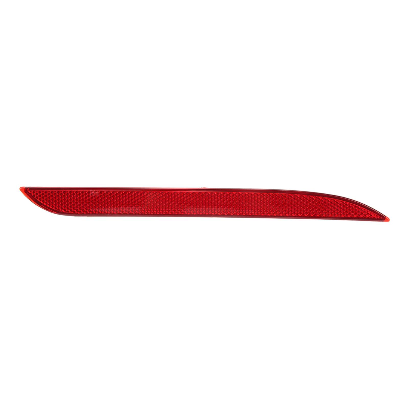 Igeteck Unisex Red Rear Bumper Reflector Waterproof Colorfast Housing Reflector Strip Replacement For Mustang Ecoboost Coupe Right: