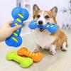 Durable Double-Layer Rubber Bone Toy for Large Dogs – Bite Resistant, Molar-Friendly, Self-Play Boredom Relief with Sound