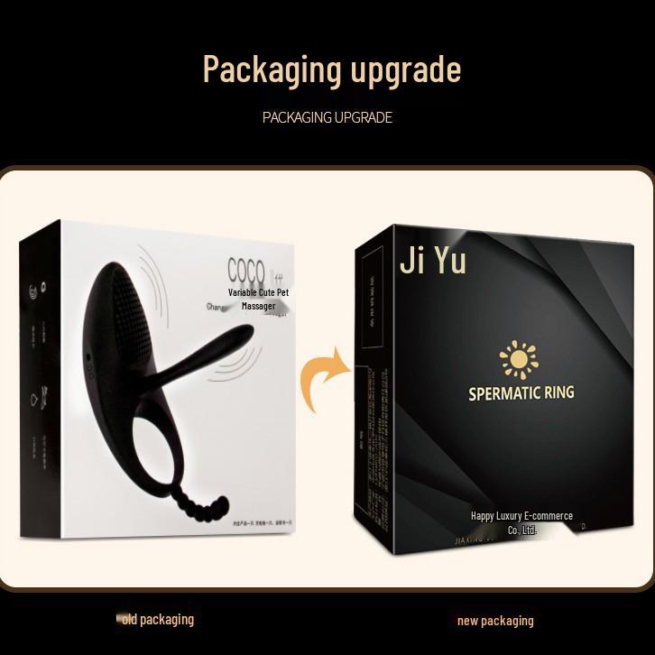 Verstellbarer Niedlicher Haustier-Sperrring für Männer & Paare - Vibrierendes Selbstbefriedigungs-Erwachsenenspielzeug