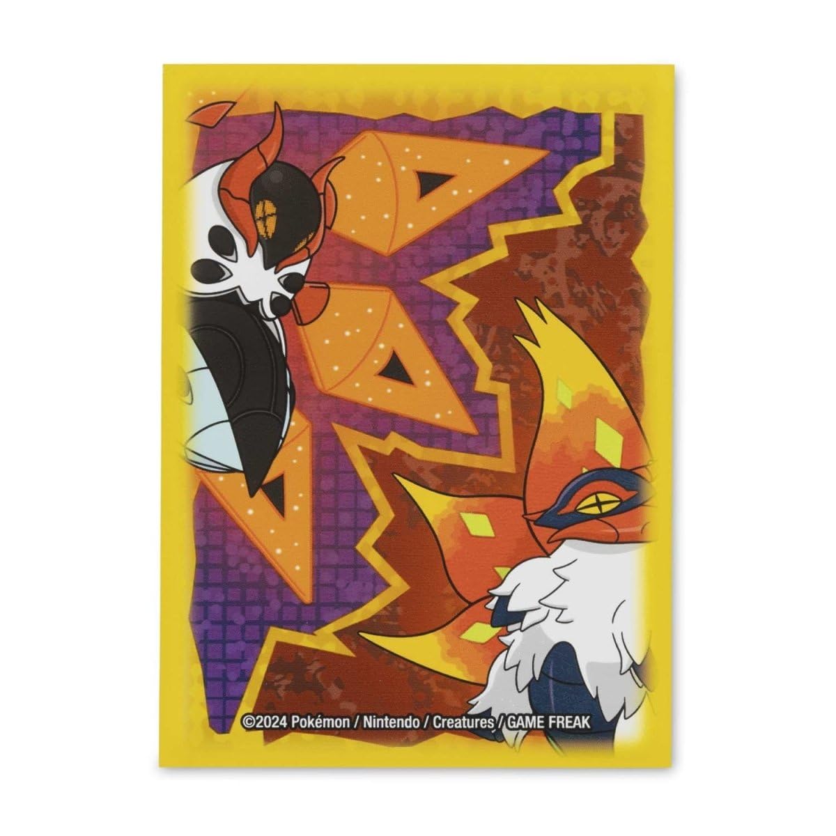 

Pokemon Pocket Monsters TCG Slitherwing Iron Moth Card Sleeves Center & (65 pieces)