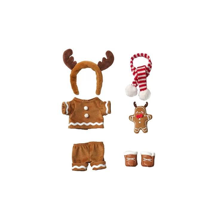 

New POP MART POPSUIT Doll Clothes, Gingerbread Man Style Doll Products 1220902004 POPSUIT CHRISTMAS BABY - GINGERBREAD MAN