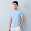 Quick-drying T-shirt Soft Elastic Ice Silk Short-sleeved Round Neck Casual Sports Short-sleeved