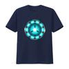 Arc Reactor Fun Design Mens T Shirt Cool Sci Fi Inspired Print for Tech Lovers Vintage Washed Casual Stylish Streetwear Unisex