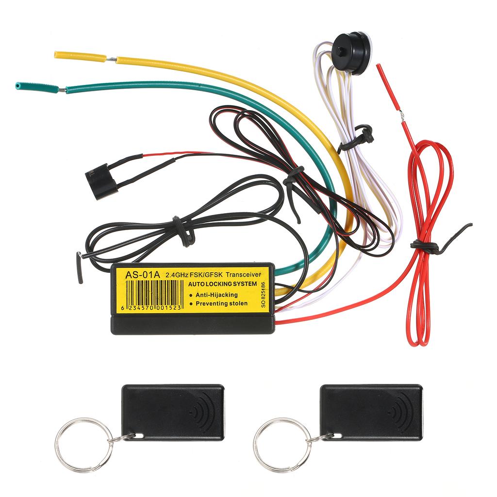 Engine Immobilizer, Car Anti Theft Device Portable Anti Hijacking Alarm System for 12V Vehicles