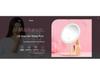 Baolan Round Smart Glass Body Scale - Electronic Health Weight Scale for Adults