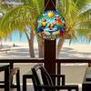 2D Flat Hanging Decorative Signs,interior Wall or Door Decoration,garden Decoration,the Pattern Is Seaside Parrots,a Housewarming Gift for Friends