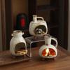Ceramic Aromatherapy Burner Burning Palo Santo White Sage Cedar Dry Burning Incense Desktop Open Fire Atmosphere Fireplace Tray
