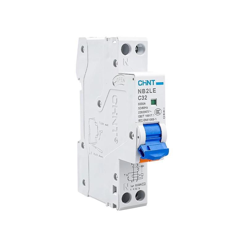 Chint NB2LE 1P+N Miniature Residual Current Circuit Breaker - iDPN NB3LE