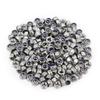 100pcs M6 Pitch 304 Stainless Steel Self-Locking Hex Lock Nuts, Nylon Insert LockNuts Silver Metric Self Clinching Hex Lock Nuts