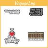Unique Love Series Cartoon Character Brooch Pin Fashionable Metal Badge Accessory