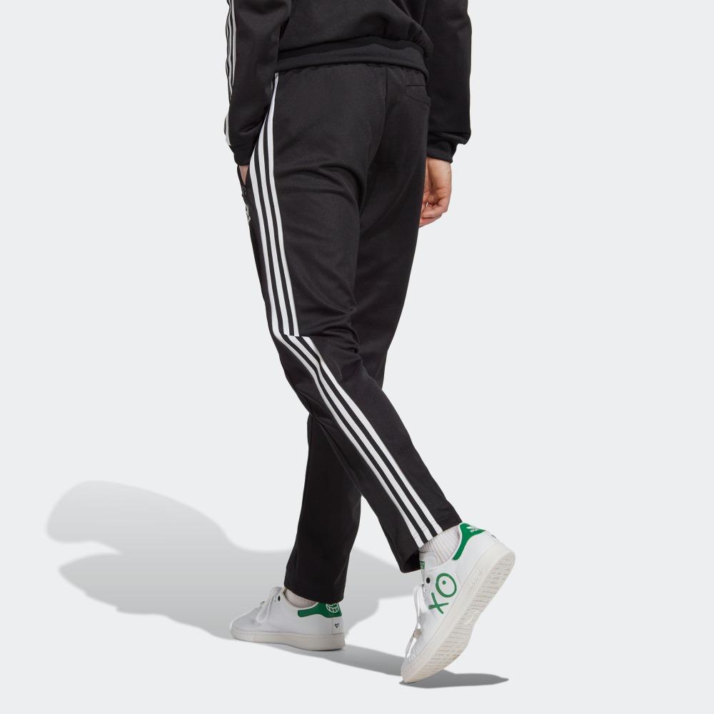 Adidas Side Stripes Straight Leg Casual Track Pants Men Bottoms Black IA4788