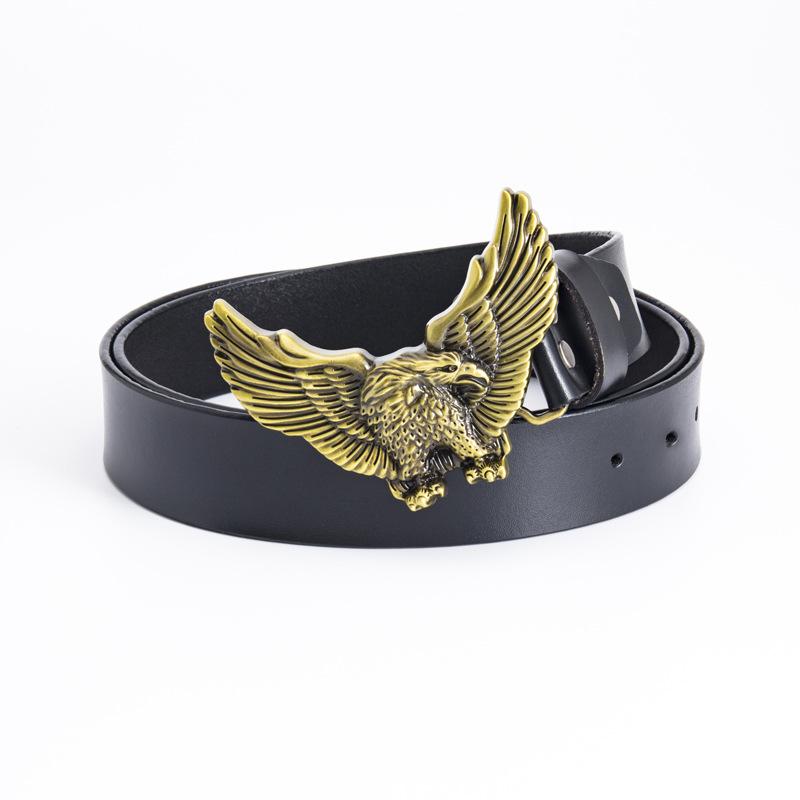 Молодежный ремень Модный мужской ремень Harajuku Аксессуары Мужской ремень из коровьей кожи 90cm