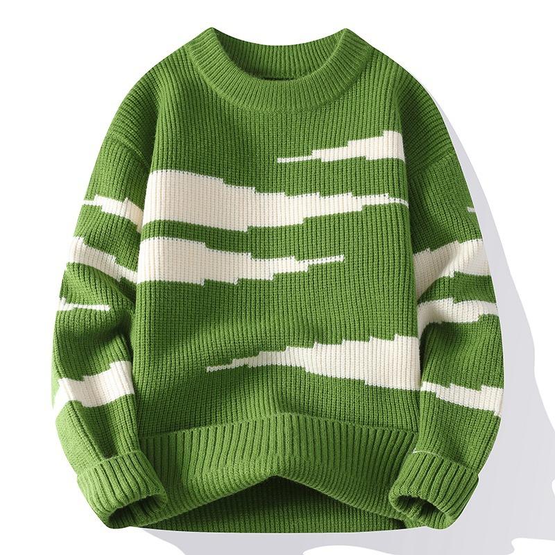Hot Sale, Autumn and Winter New Casual Crew Neck Sweater Bottom Knitted Sweater Large Size Loose Sweater