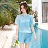 Split Swimsuit Female Student Seaside Vacation Three-piece Set High-quality Conservative Slimming Large-size