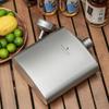 Boundless Voyage Titanium Hip Flask, 1400ml, with Funnel, Lightweight, Durable, Rust-Resistant, Portable, Stylish, for Whiskey, Alcohol, Water, Sake,
