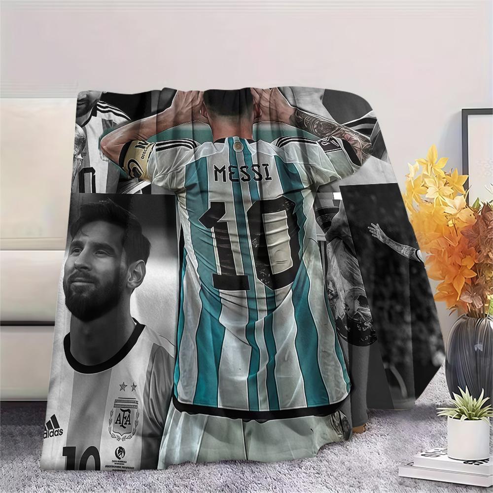 Lionel Messi Flannel Blanket, High quality Comfortable for All Seasons, Home Decor, Warmth and Comfort