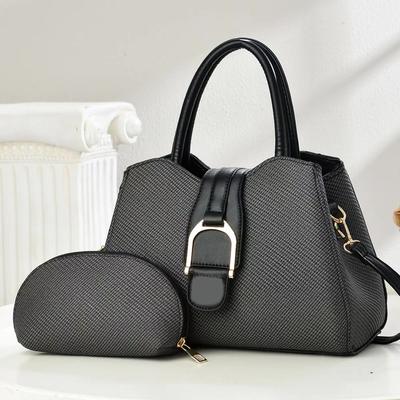 Zweiteiliges Set, Mutter- und Kindtasche 2025 neue Temperament-Handtasche, modische einfache Textur-Umhängetasche