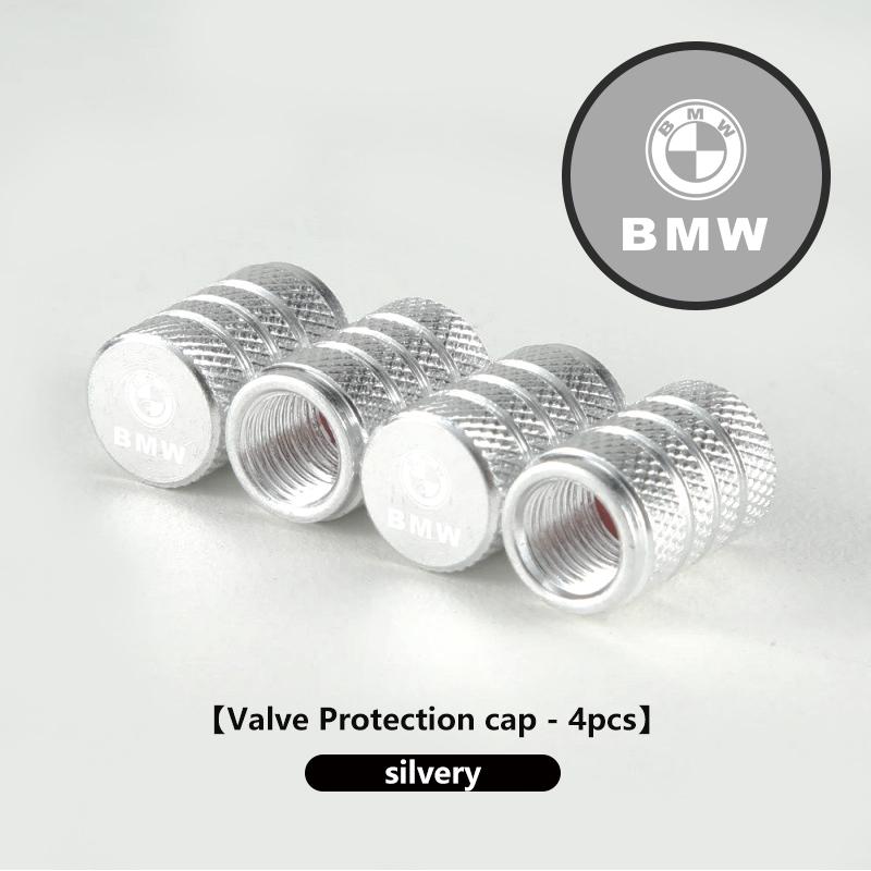 

For BMW 4Pcs Aluminum Alloy Car Wheel Tire Valve Caps Waterproof Tyre Rim Stem Covers M Performance E36 E46 E60 E90 E91 E92 E93