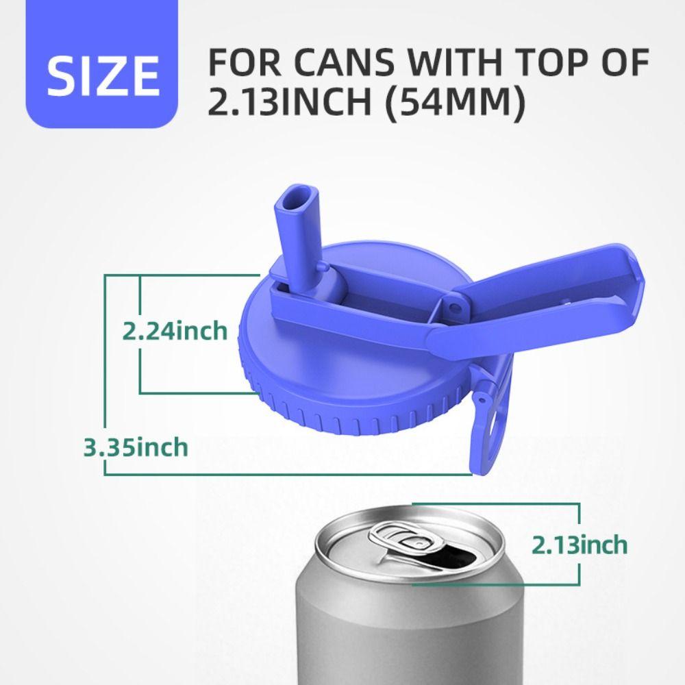 With Straw Straws Soda Can Covers Reusable Tank Cover New Outdoor Cola Cover  Canned Beverage