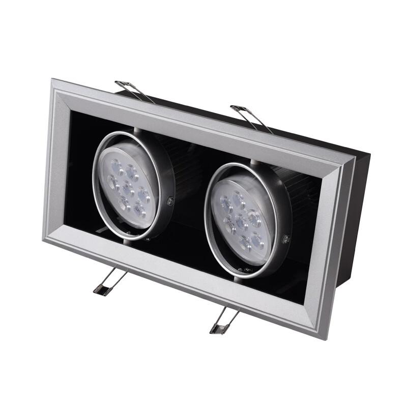 OEINGLED Square LED Grille Recessed Spotlight