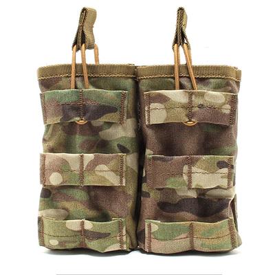 LayLax Ghost Gear M4/16 Open-Top Magazine Pouch, Double, MC, Airsoft Supplies