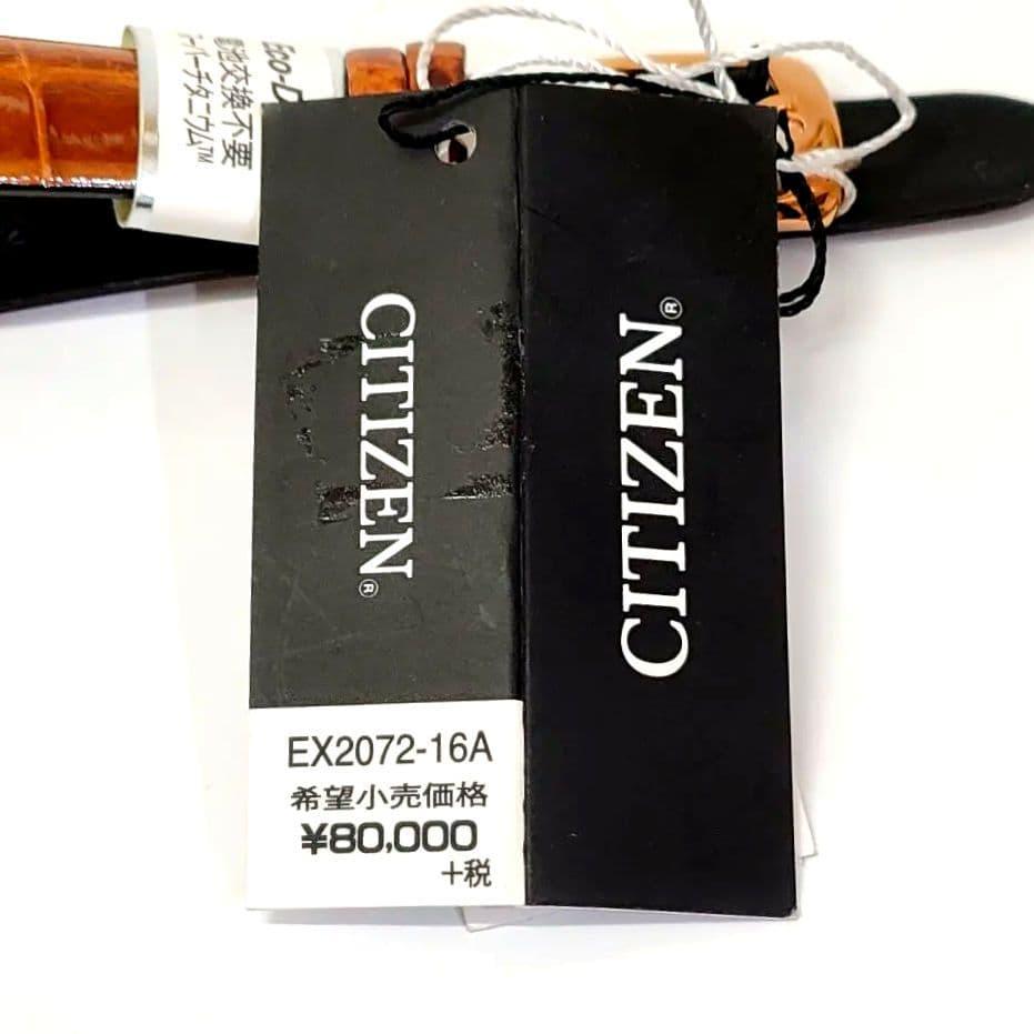 Used New CITIZEN EXCEED EX2072-16A Eco Drive