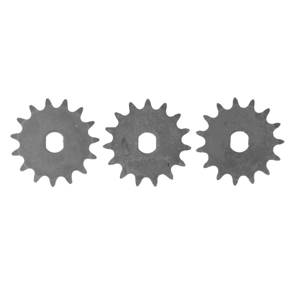 3PCS T8F 15T Engine Gears Steel Scooters Engine Gears Engine Pinion Gear  Electric or Gas Scooters