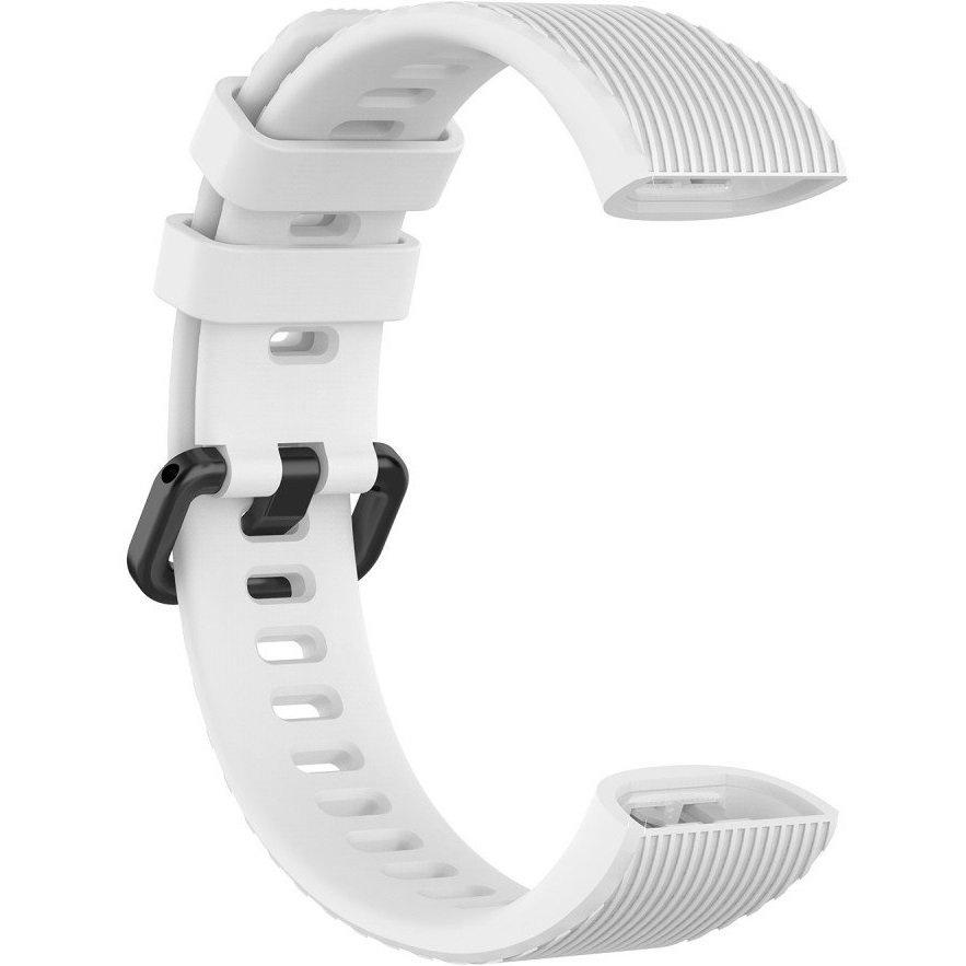 Huawei Band 3/4 Pro için Silikon Kayış - Beyaz