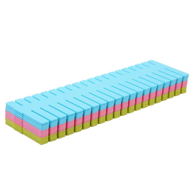 4Pcs DIY Plastic Drawer Grid Separator Divider Partition Storage Organizer Underwear Socks Makeup Clapboard