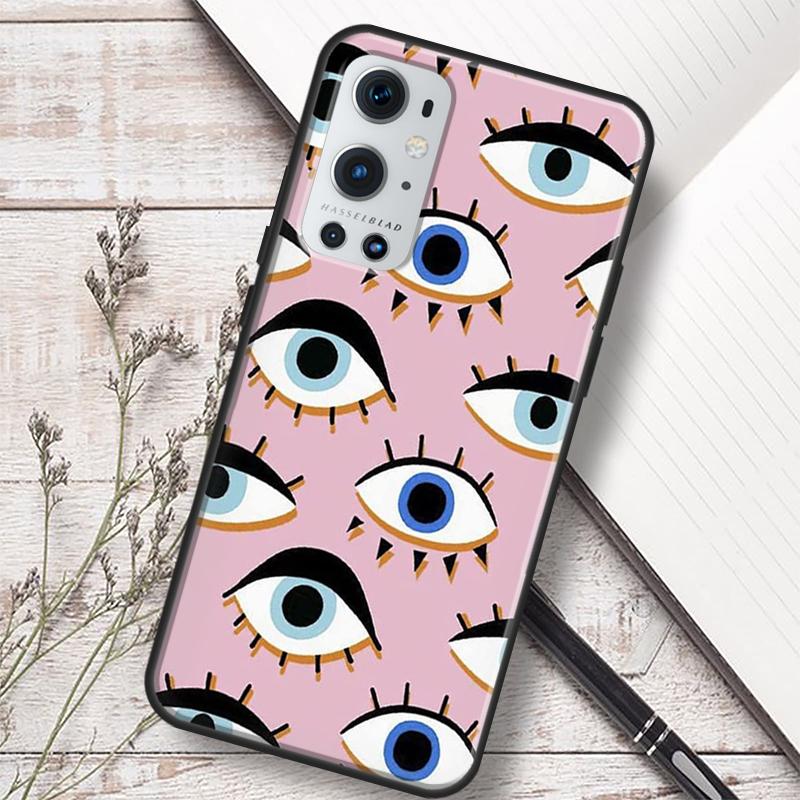 Lucky Eye Blue Evil Eye Print For Realme 10 11 Pro Plus GT Neo 5 2T C55 C35 C33 C31 C30 C21Y OnePlus Nord 3 CE 2 Lite Case