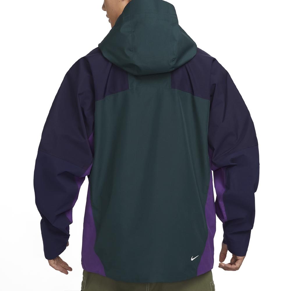 Nike Giacca Impermeabile con Cappuccio Casual da Uomo Capospalla Viola DQ5772-328