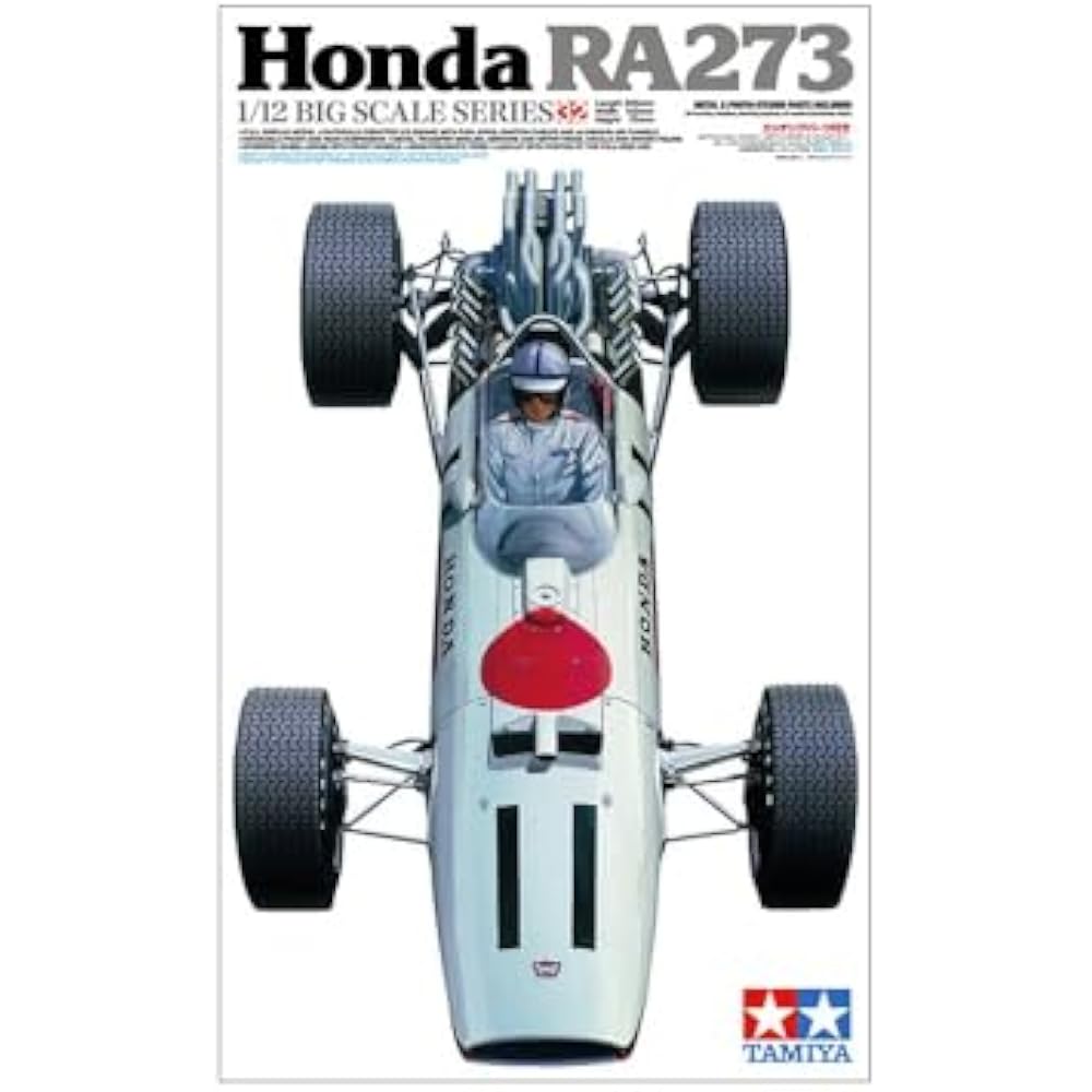 Tamiya Série Grande Escala 1/12 Nº 32 Honda RA273 Modelo de Plástico com Peças Foto-gravadas 12032 (Carro)