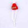 Knitted Hamster Christmas Hat Adjustable Pet Costume Headwear Cute Santa Beanie  Festive Dress-Up