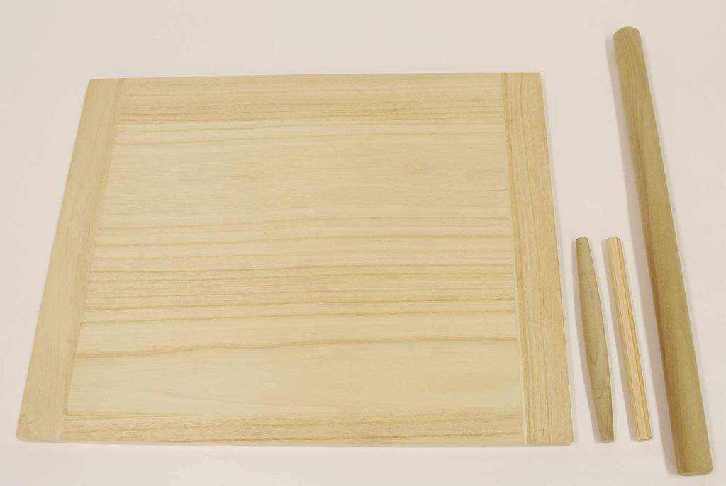 Kiso crafts Deska do gotowania Wałek do ciasta Wykonany z Paulowni, wałek do ciasta gyoza, 50 x 40, również do robienia ciasta udon i soba, Japonia, drewniany,