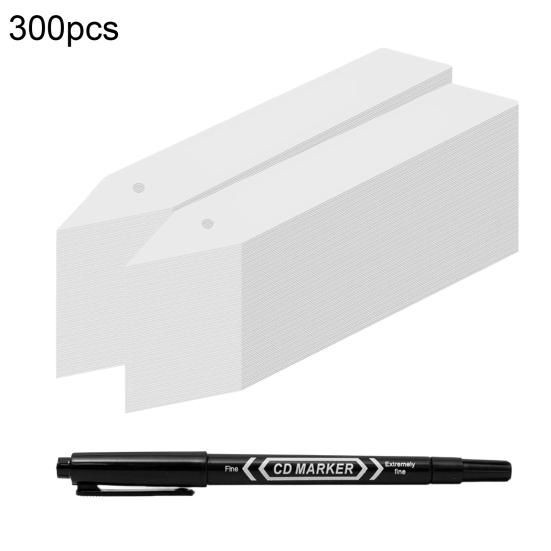 Plastic Plant Tags Reusable Plant Marker Pen Labels with Plant Name Tags Planter Label Stakes