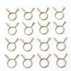 Zinc Plated M5-M14 Metal Fastener Water Pipe Fuel Line Hose Clips Hose Clamp Tubing Spring Clamps