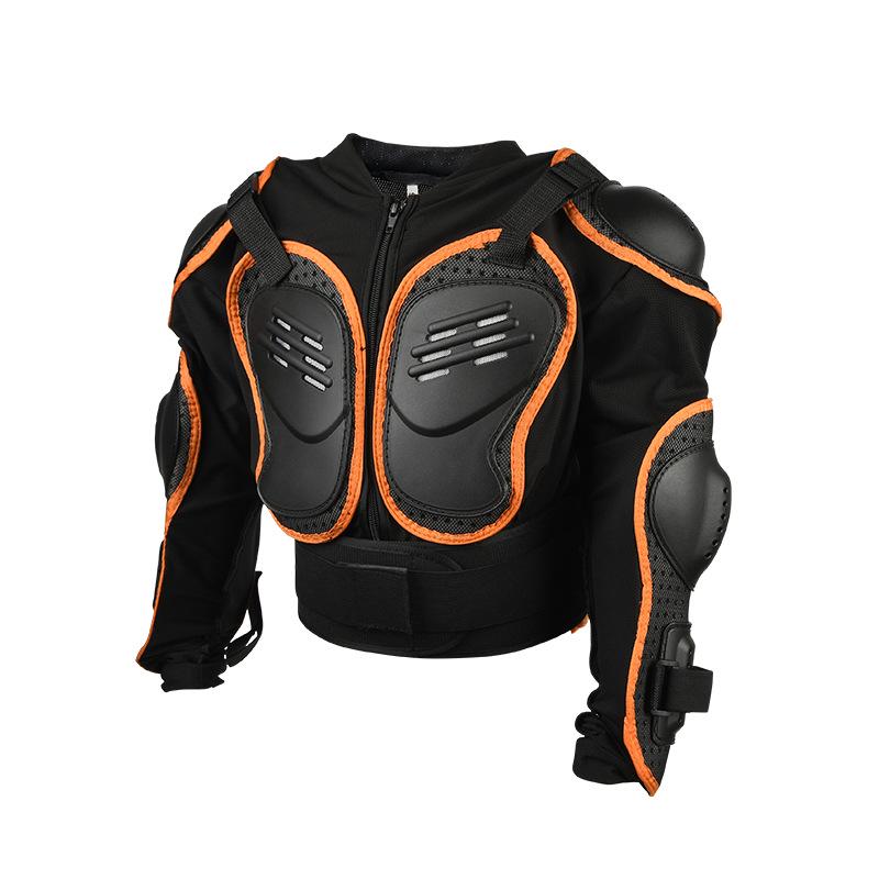 Kids Protective Gear Set: Motorcycle Helmet, Armor, Balance Bike Pads, Ski Suit, Hand & Back Guards, Chest Protector, Anti-Fall Armor. Medium