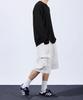 TOPBOY Heavy Duty One-Pleat Cargo Training Shorts White Melange