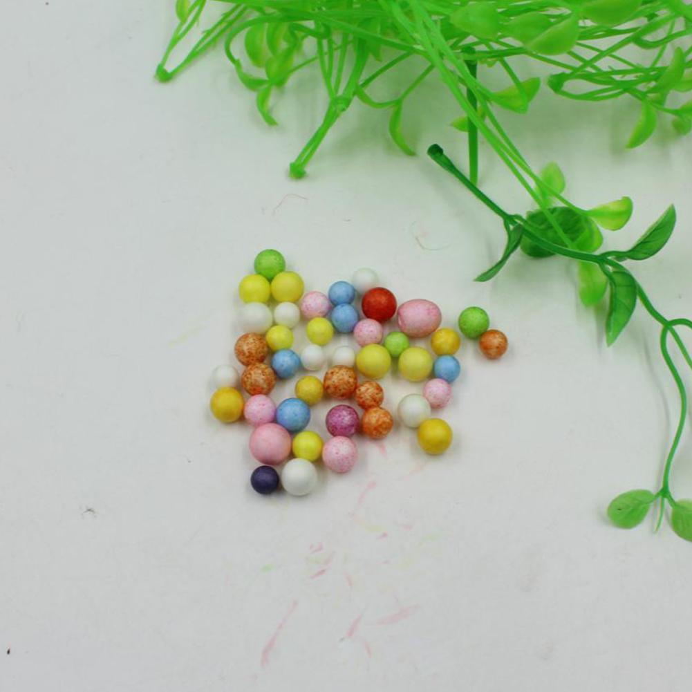 Multicolour Assorted Filler Foam Mini Beads Balls Mixed Crafts Polystyrene Handicraft DIY Material