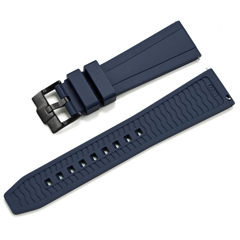 Bracelet de montre en silicone le plus récent pour Samsung Ultra Omega Seiko PROSPEX Panerai 20 mm 22 mm 24 mm Bracelet de montre en caoutchouc à dégagement rapide