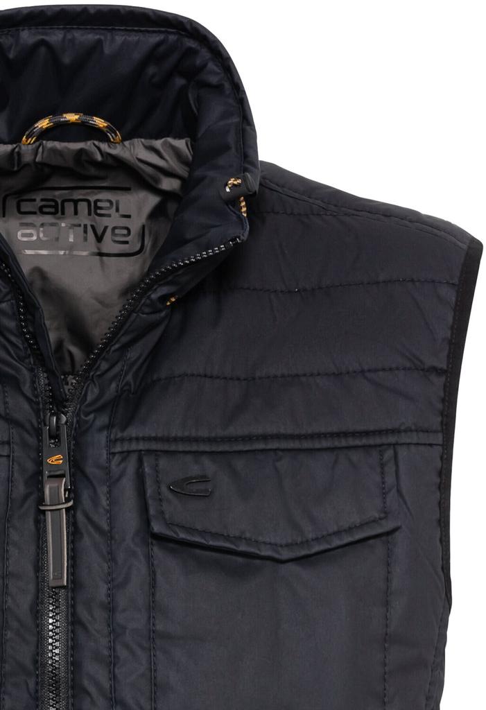 Winter Jacket Camel Active Quilted Vest with Stand-up Collar (460370 1O65) (460370 1O65 47) Evening Blue