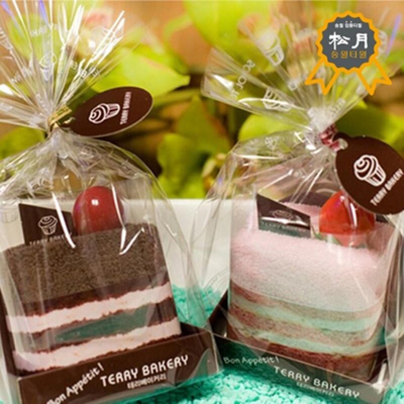 Songwol Bakery Towel Tiramisu Cake Green tea (light green)