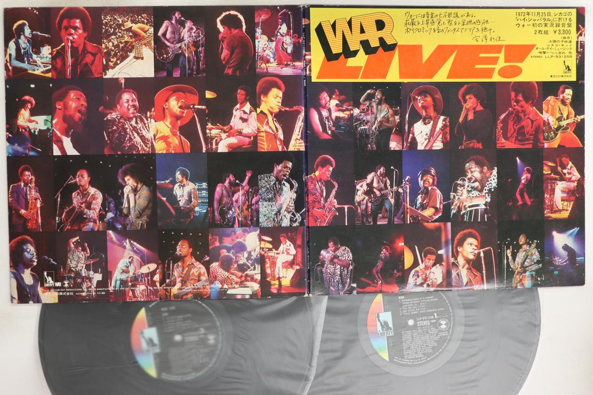 

LP Record WAR - Live LLP93125B LIBERTY 1973 Japan Soul/Funk Used
