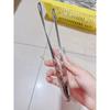 Korean-Style Barbecue Tongs 304 Stainless Steel Tongs Barbecue Tongs Household Kitchen Steak Tongs Extended Food Tongs for Barbecue Restaurants