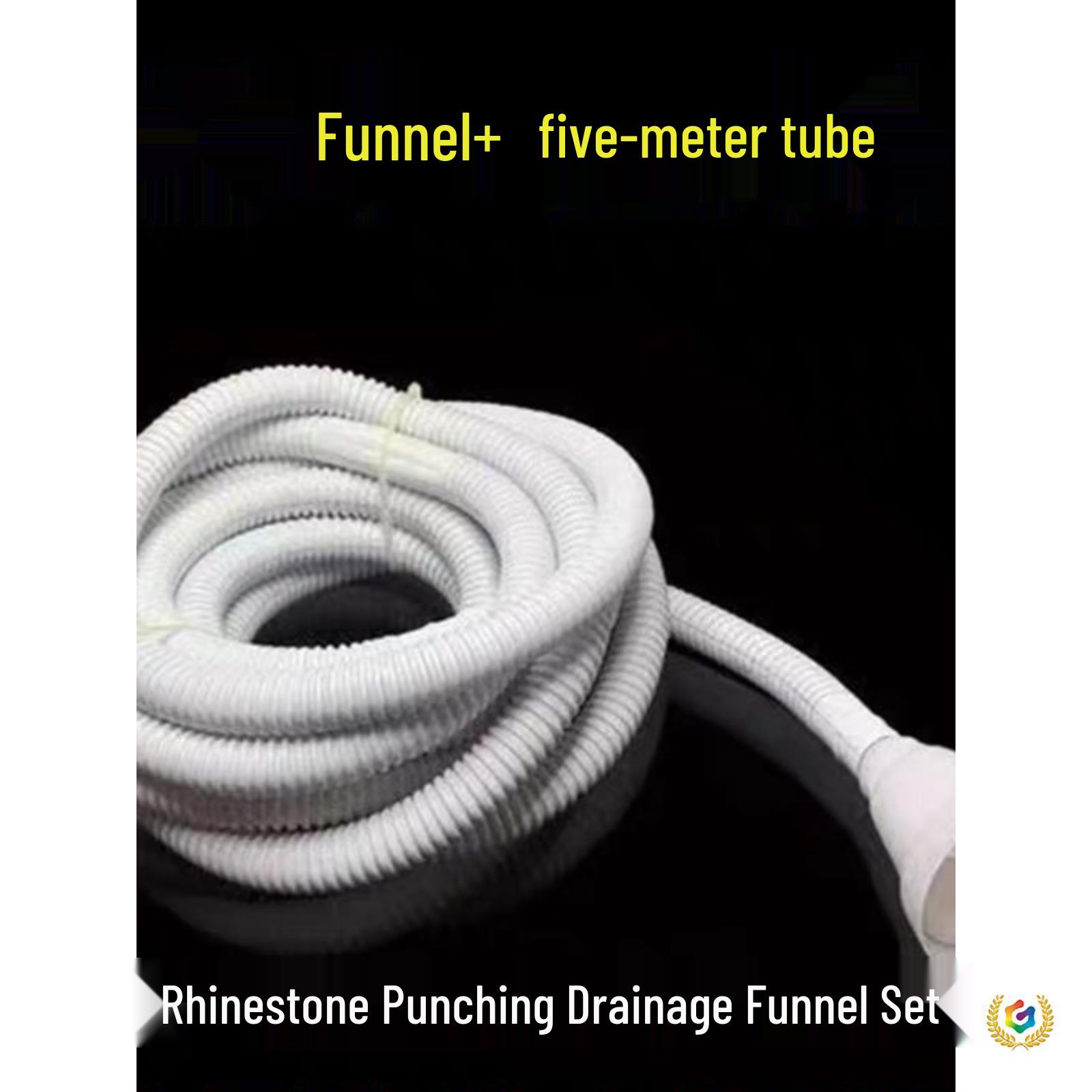 

Rhinestone Drainage Funnel Waterproof Dust Bag Device Rhinestone Punching Drainage Funnel