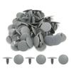 Clip de garniture X AUTOHAUX 6 mm Nylon portière pare-chocs garde-boue voiture fixation rivets clip retenue gris 50Pcs