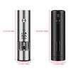 Electric Salt And Pepper Grinder Set Effortless Peppers Mill with Adjustable Ceramic Grinder for Cooking Enthusiasts