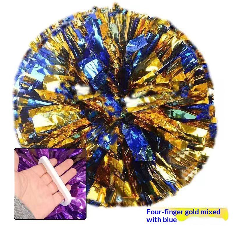 Pompon Multicolori Gioco per Bambini da 5/6 Pollici Palla Tifo per Animali da Compagnia Accessori 'Forza!' Economici Pratici Decorazioni per Festa di Cheerleading Danza Concerto