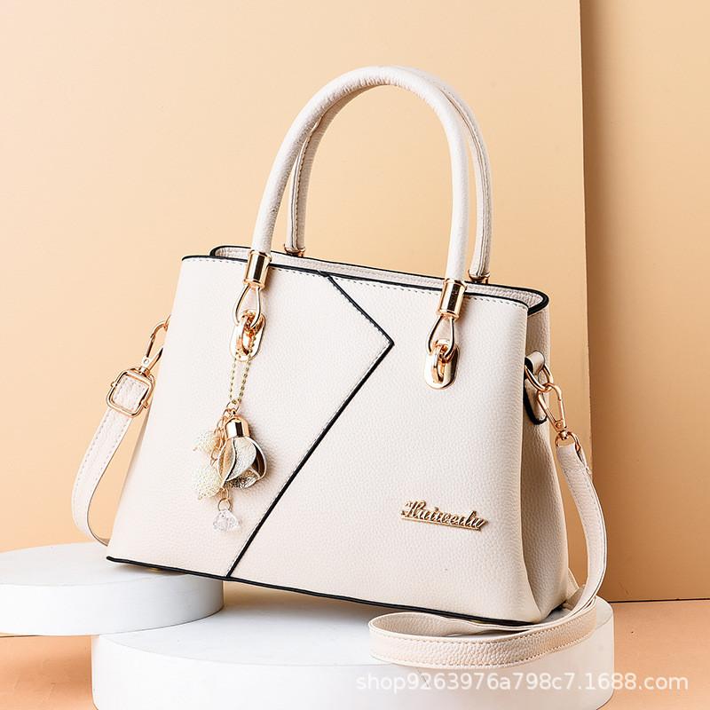 Stylish Pu Leather Handbag For Women With Retro European Design And Multiple Colors