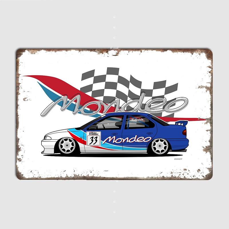 

Супер Турер MONDEO Легендарный Раллийный Автомобиль BTCC Ретро Металлический Постер Знак Клубная Настенная Роспись Декор Жестяная Табличка Декор Комнаты Домашний Декор 20x30cm（7.8x11.8inch）